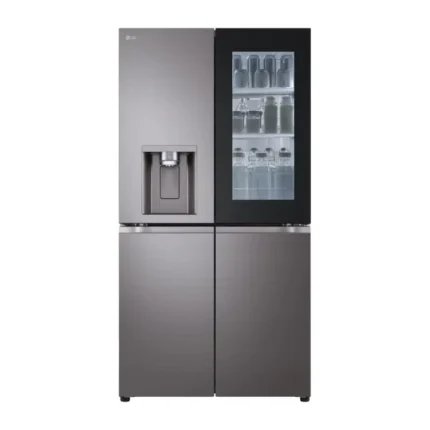 LG 4 Doors Refrigerator, 705L Gross Capacity with HygieneFRESH+™Black Stainless