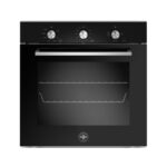 La Germania Oven 60cm Gas/Gas Convection Fan Black