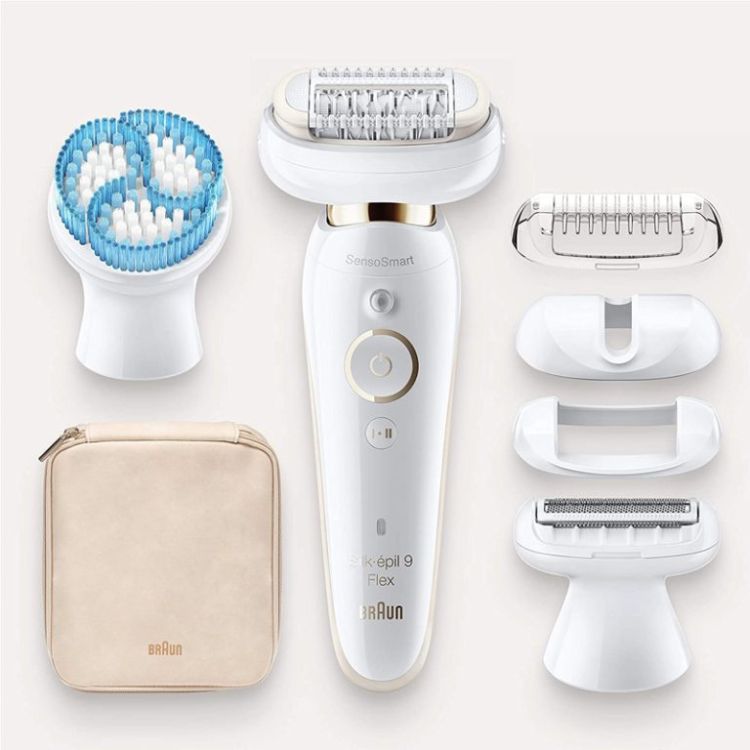 3 Braun Silk-Epil Delux beauty set for face and body