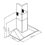 De Dietrich Wall-Mounted Hood 90cm Inox