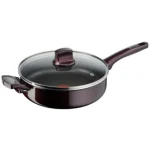 Tefal Sautepan 26cm G6 Resist Intense + Glass Lid