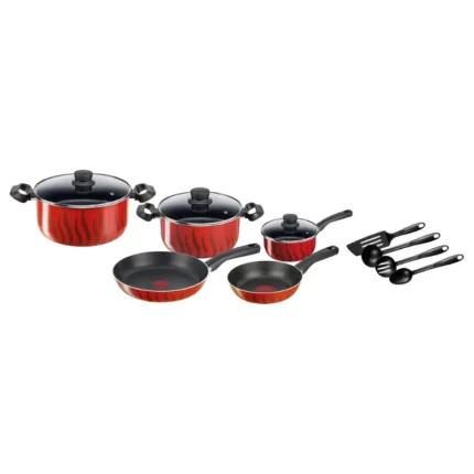 Tefal Tempo Flamme 12-Piece Non-Stick Cookware Set