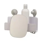 Joseph Joseph EasyStore™ White Corner Shower Shelf with Removable Mirror