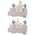 Joseph Joseph EasyStore™ 2-piece White Corner Shower Shelf Set