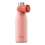 Joseph Joseph Loop™ 500ml Stainless-steel Coral Vacuum Insulated Water Bottle