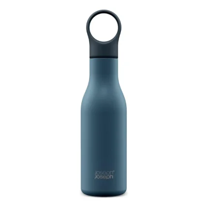 Joseph Joseph Loop™ 500ml Stainless-steel Blue Vacuum Insulated Water Bottle