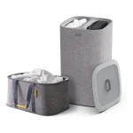 Joseph Joseph 2-piece Grey Laundry Basket Set
