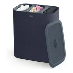 Joseph Joseph Tota Trio 90L Black Laundry Separation Basket