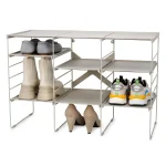 Joseph Joseph Level™ Plus Large Adjustable Ecru Shoe Rack