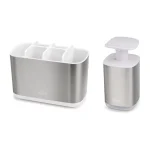 Joseph Joseph 2-piece Stainless-steel Bathroom Sink Set