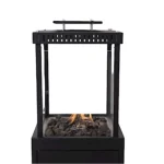 General Chrome Patio Gas Heater Glass