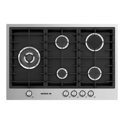 Mondin Hob 75cm Stainless Steel/Black