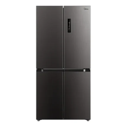 Midea Fridge 4 Doors Black Steel