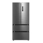 Midea Fridge Multi Door 20 Cu. ft Black Steel