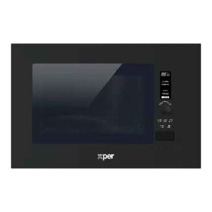 Xper Microwave Built-in 20L Black Glass