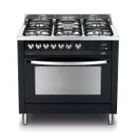 Lofra Cooker 90cm Curve Convection Gas Oven & Gas Grill Black Matt