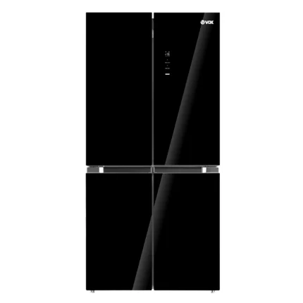 Vox Fridge 4 Doors 22 Cu. ft Black Glass