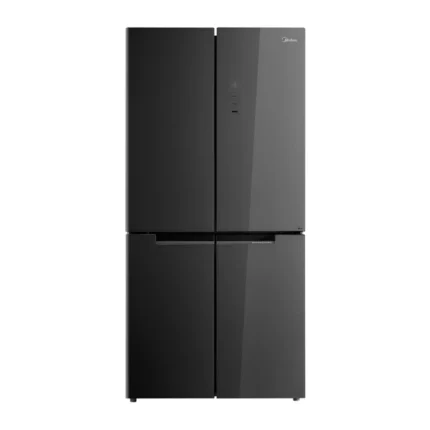 Midea Fridge 4 Doors 22 Cu. ft Glass Black