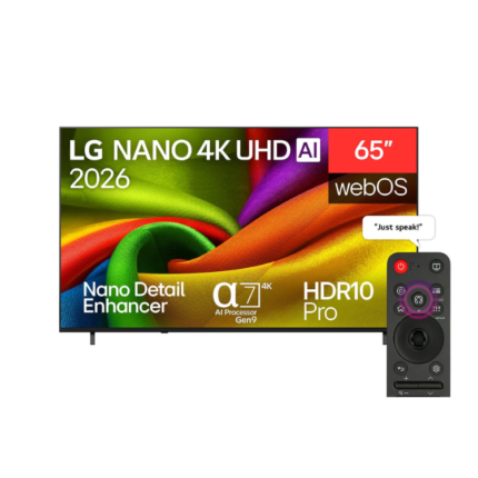 LG 65'' NANO 4K AI NU85 Smart TV 2026