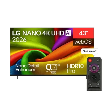 LG 43'' NANO 4K AI NU85 Smart TV 2026
