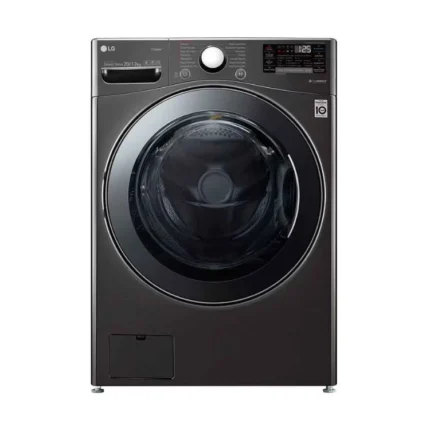 LG Washer & Dryer 20/12kg, Direct Drive, Steam, Black Steel