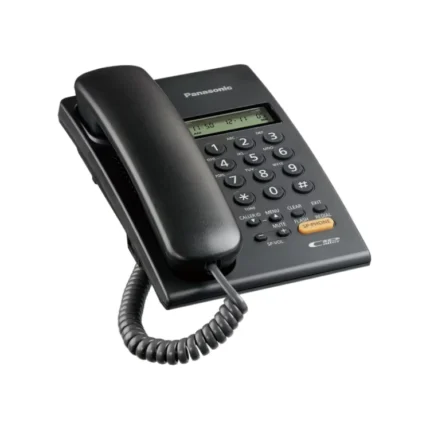 Panasonic KX-TSC62SX Slim Corded Landline Telephone with Speakerphone Black