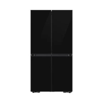 Samsung Bespoke T-Style 4-Door French Door Refrigerator 602L, Clean Black Glass