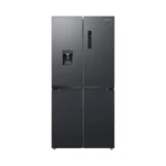 Samsung French Door Refrigerator Twin Cooling Plus, 466L, Black Matt