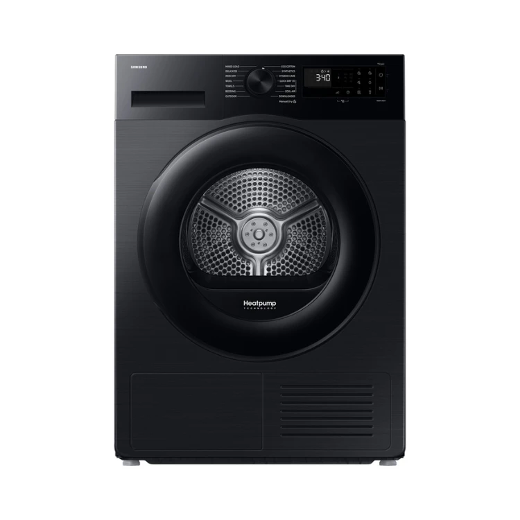 product Samsung Heat Pump Tumble Dryer, Wi-Fi, OptimalDry, 9kg, 16 Programs, A+++, Black