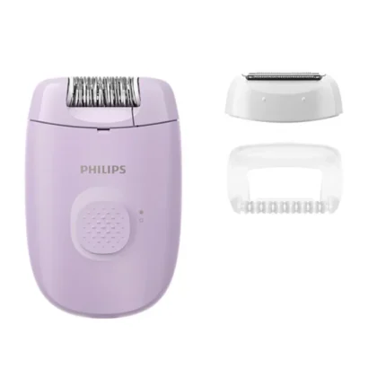 Philips Epilator Series 2000 Corded Epilator with Shaving Head & Massage Cap