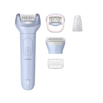 Philips Epilator Series 8000 Cordless Wet & Dry Epilator with Shaving Head & Trimming Comb