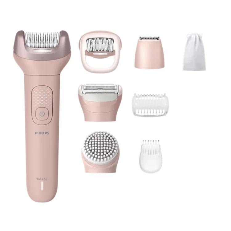 product Philips Epilator Series 9000 Cordless Wet & Dry Epilator & Body Care Set
