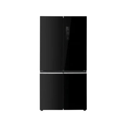 Kelvinator 4-Door Bottom Mount Refrigerator 600L, Inverter, Black Glass