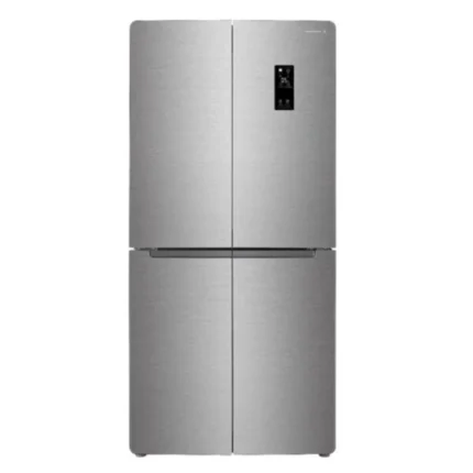 Kelvinator 4-Door Bottom Mount Refrigerator 428L, Inverter, Stainless Steel