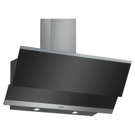 Bosch Serie 2 Wall-Mounted Cooker Hood Inclined 90cm Black Glass