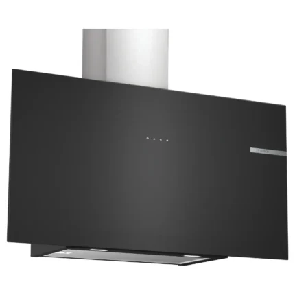 Bosch Serie 4 Wall-Mounted Cooker Hood 90cm Black Glass