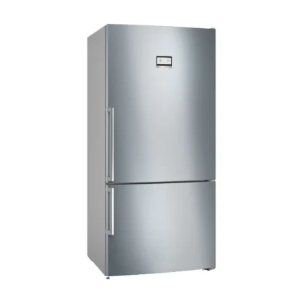 Bosch Serie 6 Bottom Mount Fridge-Freezer Brushed Steel
