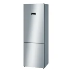 Bosch Serie 4 Bottom Mount Fridge-Freezer Stainless Steel