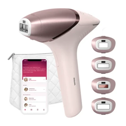 Philips Lumea IPL 9000 Series Cordless & Corded Hair Removal Device with SenseIQ