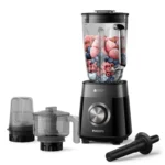 Philips 5000 Series Blender with ProBlend Plus, Glass Jar, Chopper & Mill 1200W Black