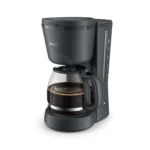 Philips 1000 Series Essentials Collection Drip Coffee Maker with Glass Jug 1000W Black