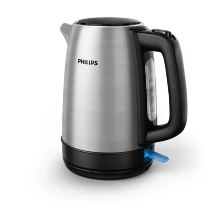 Philips Daily Collection Stainless Steel Electric Kettle 1.7L with Strix Controller 2200W
