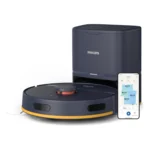 Philips 2000 Series HomeRun Robot Vacuum & Mop with Compact Auto-Empty Station & LDS Radar Dark Blue