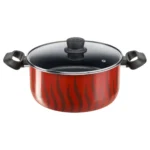 Tefal Tempo Flame Non-Stick Stewpot with Glass Lid 26 cm