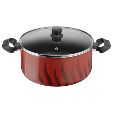 Tefal Tempo Flame Non-Stick Stewpot with Glass Lid 30 cm