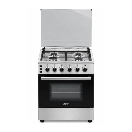 Xper 60cm Freestanding Gas Cooker Full Safety Stainless Steel